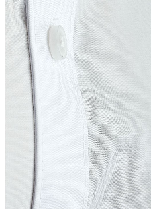 Mens White Classic Collared Designer Shirt Mens White Classic Collared Designer Shirt