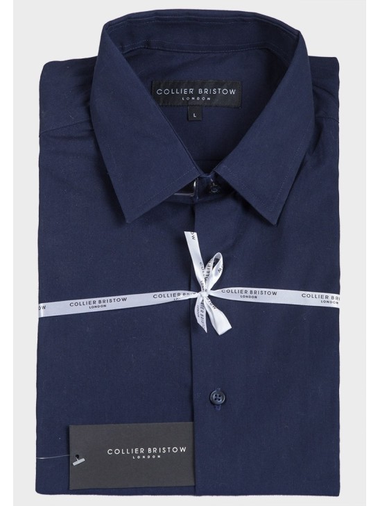 Navy Mens Classic Designer Collared Shirt Navy Mens Classic Designer Collared Shirt