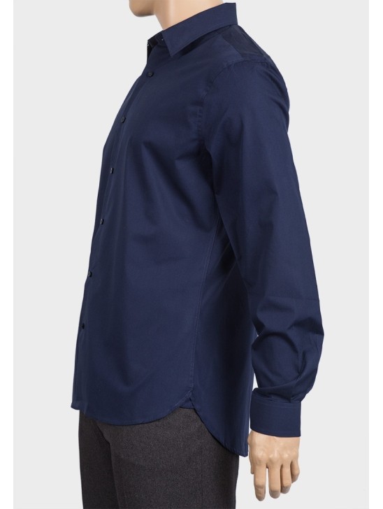 Navy Mens Classic Designer Collared Shirt Navy Mens Classic Designer Collared Shirt