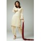 CREAM FEMININE STYLISH READYMADE SALWAR SUIT CREAM FEMININE STYLISH READYMADE SALWAR SUIT