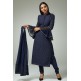 NAVY BLUE DESIGNER PARTY WEAR CHURIDAR SUIT NAVY BLUE DESIGNER PARTY WEAR CHURIDAR SUIT