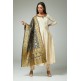 FAWN A LINE INDIAN BANARSI STYLE DUPATTA SALWAR KAMEEZ FAWN A LINE INDIAN BANARSI STYLE DUPATTA SALWAR KAMEEZ