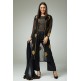 Black Gold Modern Flamboyant Outfit Readymade Suit Black Gold Modern Flamboyant Outfit Readymade Suit