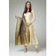 FAWN A LINE INDIAN BANARSI STYLE DUPATTA SALWAR KAMEEZ FAWN A LINE INDIAN BANARSI STYLE DUPATTA SALWAR KAMEEZ