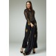 Black Gold Modern Flamboyant Outfit Readymade Suit Black Gold Modern Flamboyant Outfit Readymade Suit