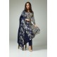 ZACD-148 NAVY BLUE FLORAL PRINTED PUNJABI PAKISTANI STYLE SALWAR KAMEEZ ZACD-148 NAVY BLUE FLORAL PRINTED PUNJABI PAKISTANI STYLE SALWAR KAMEEZ