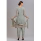 PISTA GREEN INDIAN WEDDING WEAR SKATER DRESS PISTA GREEN INDIAN WEDDING WEAR SKATER DRESS