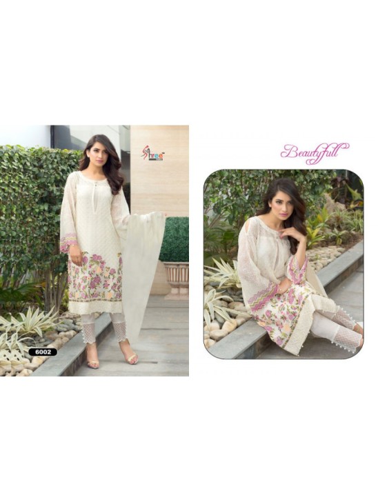 6002 WHITE DECENT GEORGETTE PAKISTANI STYLE SUIT 6002 WHITE DECENT GEORGETTE PAKISTANI STYLE SUIT