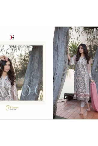 7001 GREY GREEN PAKISTANI SALWAR SUIT