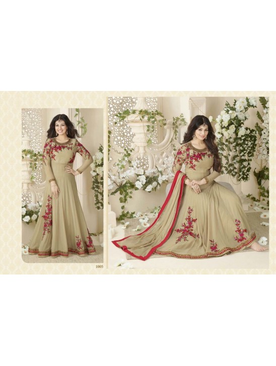 ZAV1005-D CREAM AVON DREAMS STARRING AYESHA TAKIA ANARKALI GOWN ZAV1005-D CREAM AVON DREAMS STARRING AYESHA TAKIA ANARKALI GOWN
