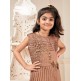 Brown Layered Style Kids Girls Party Dress Brown Layered Style Kids Girls Party Dress