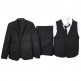 WEDDING BOYS SUIT BLACK 5 PIECE SUIT WEDDING BOYS SUIT BLACK 5 PIECE SUIT
