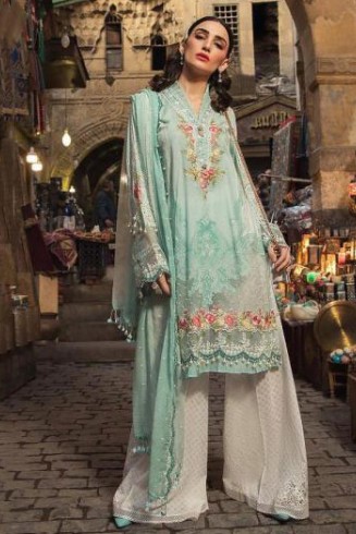 Maria B Pakistani Embroidered Designer Suit