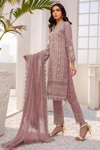 Mauve Purple Pakistani Salwar Suit