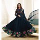 Galaxy Blue Indian Anarkali Dress Hot Fancy Party Suit Galaxy Blue Indian Anarkali Dress Hot Fancy Party Suit