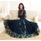 Galaxy Blue Indian Anarkali Dress Hot Fancy Party Suit Galaxy Blue Indian Anarkali Dress Hot Fancy Party Suit