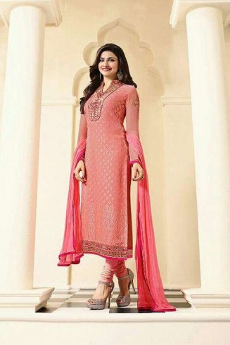 Peach Pakistani Designer Salwar Suit Punjabi Wedding Dress
