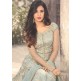 Mint Heavy Embroidered Gown Fancy Anarkali Dress Mint Heavy Embroidered Gown Fancy Anarkali Dress