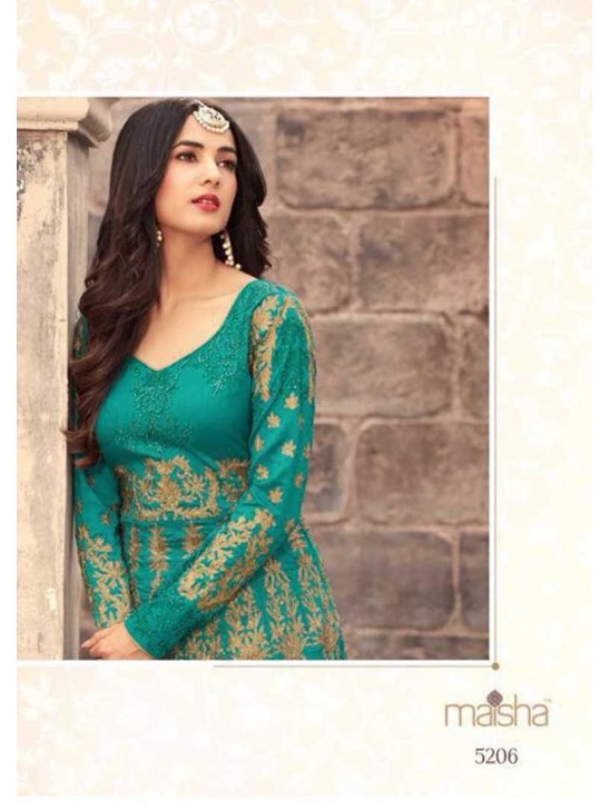 Teal Green Embroidered Anarkali Gown Pakistani Wedding Dress Teal Green Embroidered Anarkali Gown Pakistani Wedding Dress