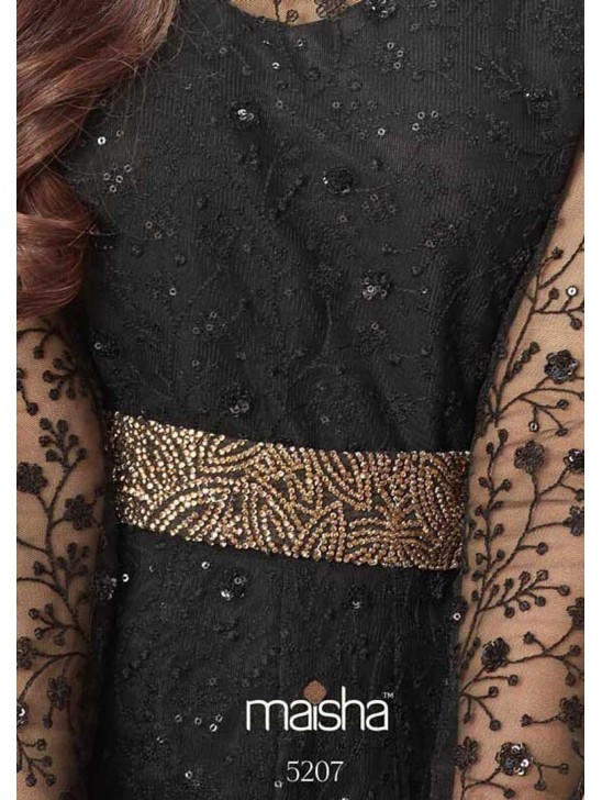 Black Party Gown Designer Punjabi Evening Dress Black Party Gown Designer Punjabi Evening Dress