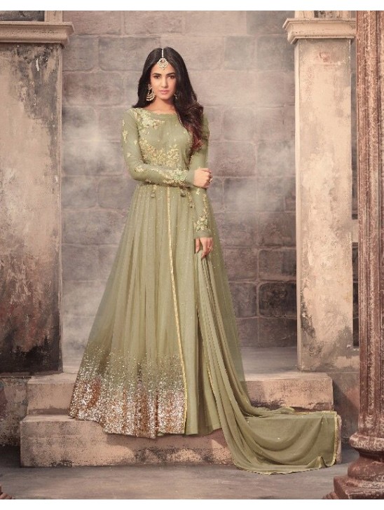 NILE GREEN MAISHA ZUAAN WEDDING WEAR GOWN NILE GREEN MAISHA ZUAAN WEDDING WEAR GOWN