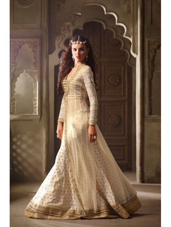 Satin Lehenga Choli Beige & Magenta Indian Wedding Dress Satin Lehenga Choli Beige & Magenta Indian Wedding Dress