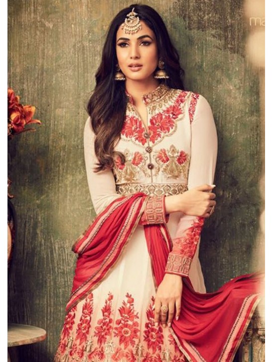 MZ4706 WHITE AND RED MAISHA AZARA BRIDAL WEDDING WEAR DRESS MZ4706 WHITE AND RED MAISHA AZARA BRIDAL WEDDING WEAR DRESS