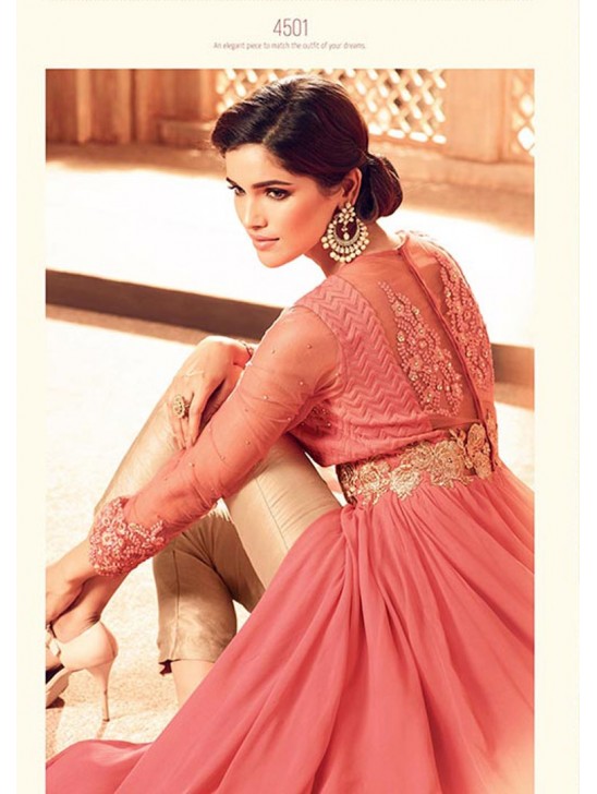 ZMS4501 PINK MAISHA MASKEEN WEDDING WEAR GOWN ZMS4501 PINK MAISHA MASKEEN WEDDING WEAR GOWN