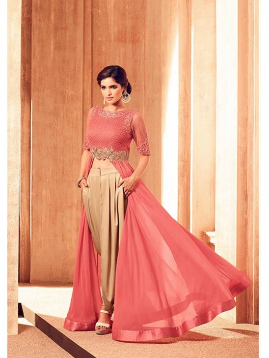 ZMS4501 PINK MAISHA MASKEEN WEDDING WEAR GOWN ZMS4501 PINK MAISHA MASKEEN WEDDING WEAR GOWN