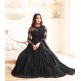 Black Party Wear Gown Indian Anarkali Flared Suit Black Party Wear Gown Indian Anarkali Flared Suit