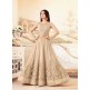 Beige Embroidered Gown Indian Bridal Party Suit Beige Embroidered Gown Indian Bridal Party Suit