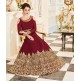 MAROON INDIAN & PAKISTANI BRIDAL WEDDING WEAR ANARKALI SUIT MAROON INDIAN & PAKISTANI BRIDAL WEDDING WEAR ANARKALI SUIT