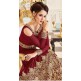 MAROON INDIAN & PAKISTANI BRIDAL WEDDING WEAR ANARKALI SUIT MAROON INDIAN & PAKISTANI BRIDAL WEDDING WEAR ANARKALI SUIT