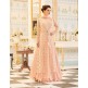 LIGHT PEACH INDIAN & PAKISTANI BRIDAL WEDDING WEAR ANARKALI SUIT LIGHT PEACH INDIAN & PAKISTANI BRIDAL WEDDING WEAR ANARKALI SUIT