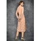 Peach Nougat Floral Printed Designer Readymade Salwar Kameez Peach Nougat Floral Printed Designer Readymade Salwar Kameez