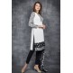 BRILLIANT WHITE & BLACK PRINTED SALWAR KAMEEZ BRILLIANT WHITE & BLACK PRINTED SALWAR KAMEEZ