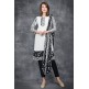 BRILLIANT WHITE & BLACK PRINTED SALWAR KAMEEZ BRILLIANT WHITE & BLACK PRINTED SALWAR KAMEEZ