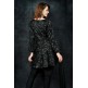 Black Peplum Style Printed Kurti Suit Set Black Peplum Style Printed Kurti Suit Set