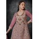 Rose Tan Embroidered Frock & Gharara Suit Rose Tan Embroidered Frock & Gharara Suit