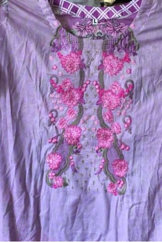 ZSN-12B PURPLE  SOBIA NIZAR READY MADE SUIT