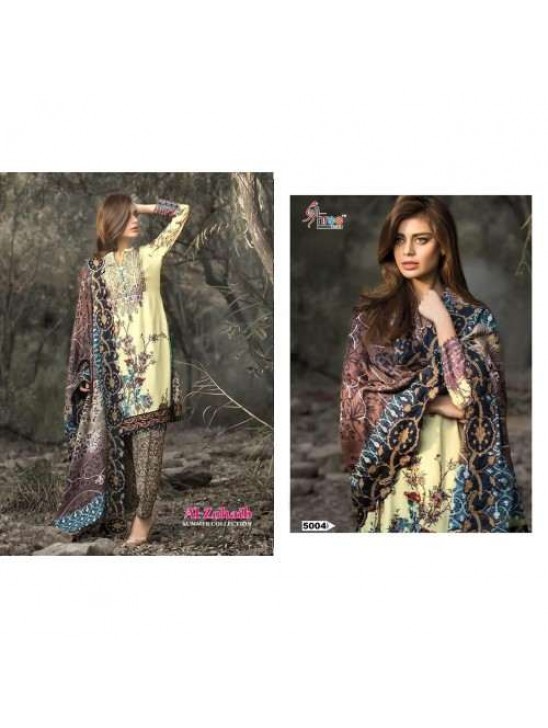 ZAZ5004 ALI ZOHAIB GLAZED COTTON SALWAR KAMEEZ SUIT ZAZ5004 ALI ZOHAIB GLAZED COTTON SALWAR KAMEEZ SUIT