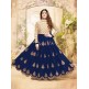 Royal Blue Wedding Party Anarkali Gown Maxi Dress