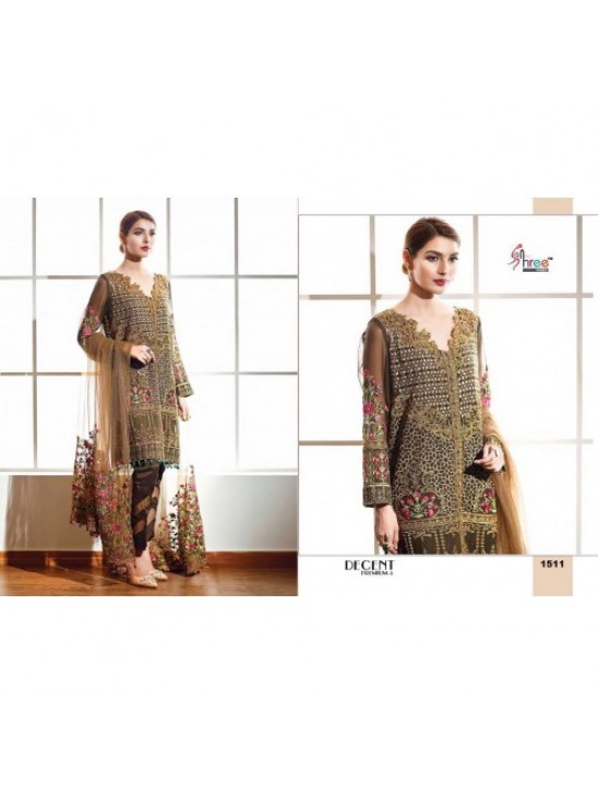 Chive Mehndi Green Pakistani Designer Party Suit Chive Mehndi Green Pakistani Designer Party Suit