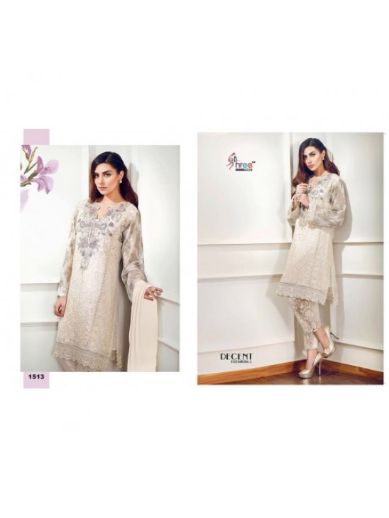 1513 WHITE BAROQUE EMBROIDERED PAKISTANI DESIGNER STYLE SUIT 1513 WHITE BAROQUE EMBROIDERED PAKISTANI DESIGNER STYLE SUIT