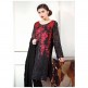 Black Pakistani Designer Palazzo Suit Black Pakistani Designer Palazzo Suit