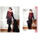 Black Pakistani Designer Palazzo Suit Black Pakistani Designer Palazzo Suit