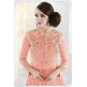 7210-C LIGHT PEACH GLOSSY SAPPHIRE WEDDING WEAR DESIGNER DRESS 7210-C LIGHT PEACH GLOSSY SAPPHIRE WEDDING WEAR DESIGNER DRESS