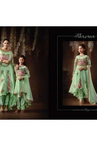  DAUGHTER MATCHING ANARKALI SUIT 
