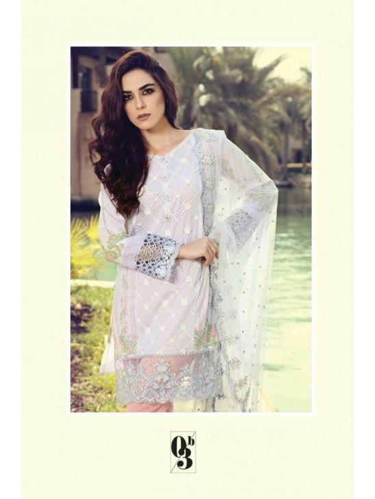 MARIA B 3B PURPLE LAWN SUMMER EMBROIDERED SUIT MARIA B 3B PURPLE LAWN SUMMER EMBROIDERED SUIT