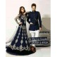 MIDNIGHT BLUE AYEZA KHAN BRIDAL WEAR PAKISTANI SUIT